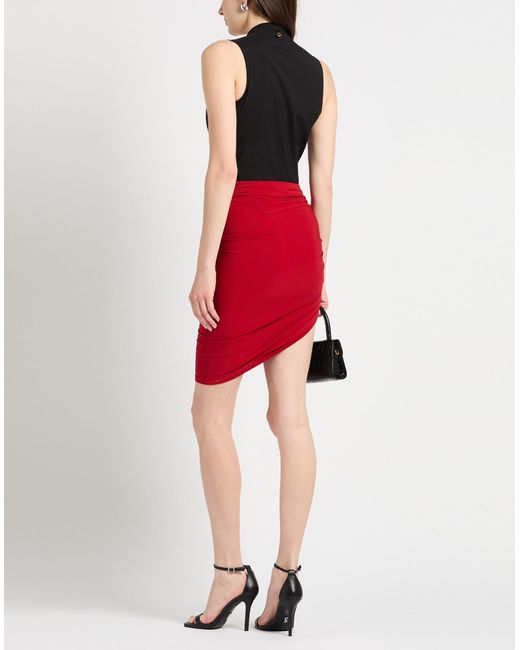 Jacquemus Red Midi Skirt Viscose, Polyester, Elastane