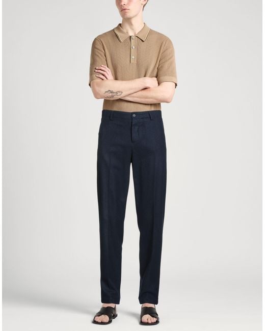 Boglioli Blue Trouser for men