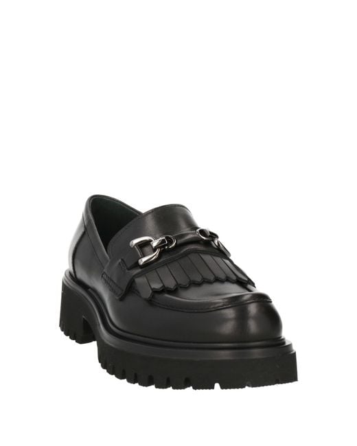 Guglielmo Rotta Black Loafers