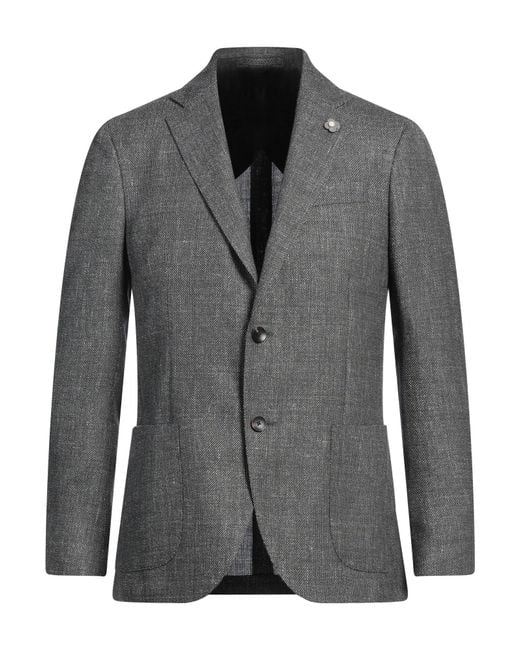 Lardini Gray Blazer for men