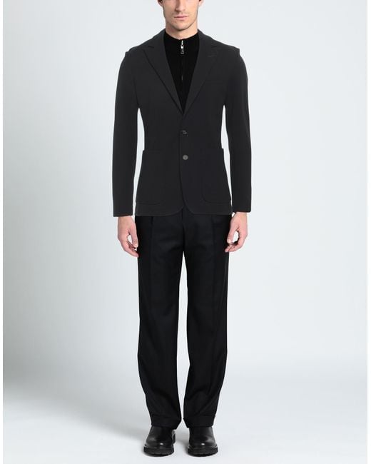 Paolo Pecora Black Blazer for men