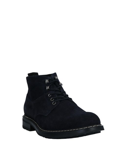 Sergio Rossi Black Ankle Boots for men