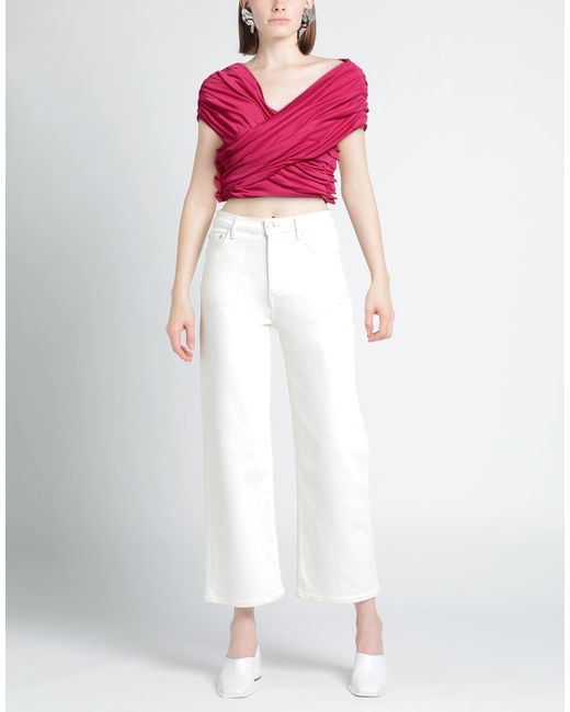 Top MSGM en coloris Red