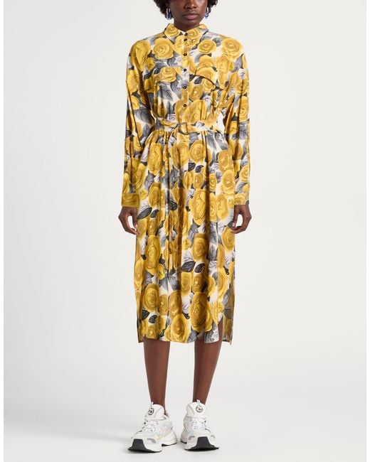 8pm Metallic Midi Dresses