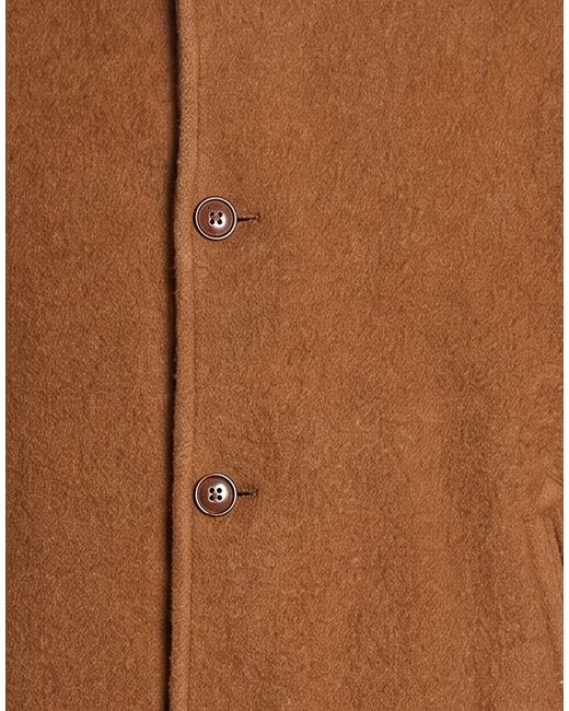 Circolo 1901 Brown Camel Jacket Virgin Wool, Polyamide for men