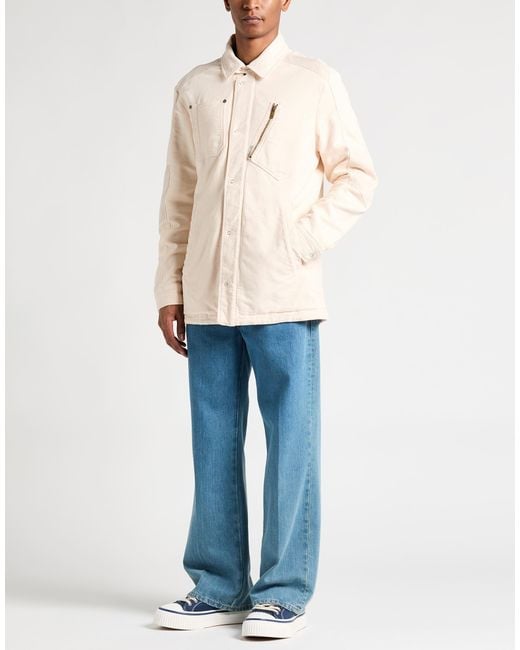 Objects IV Life Natural Ivory Jacket Organic Cotton, Elastane for men