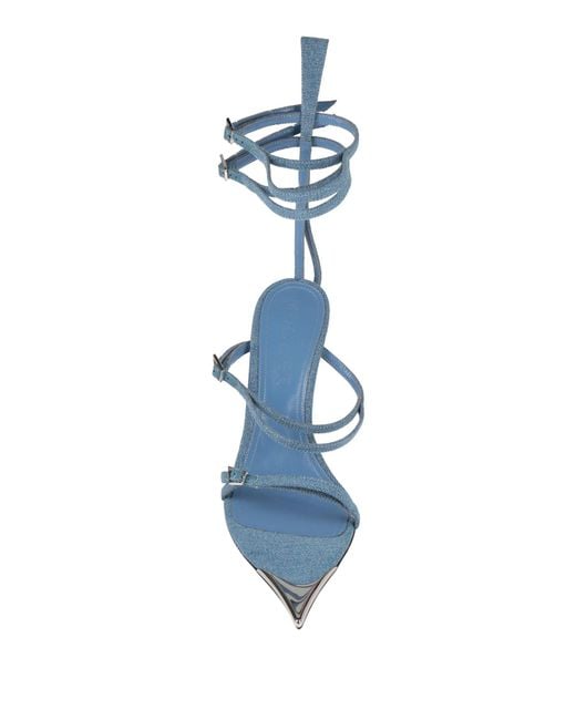 Mugler Blue Sandals