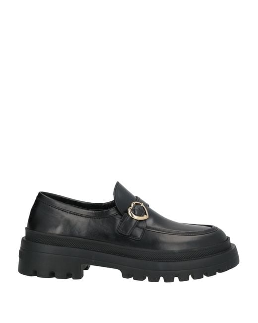Love Moschino Black Mokassin