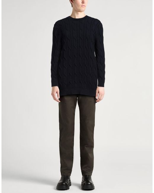 Daniele Fiesoli Blue Sweater Cotton for men