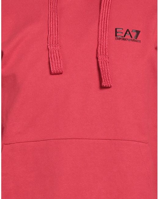EA7 Red Sweatshirt for men