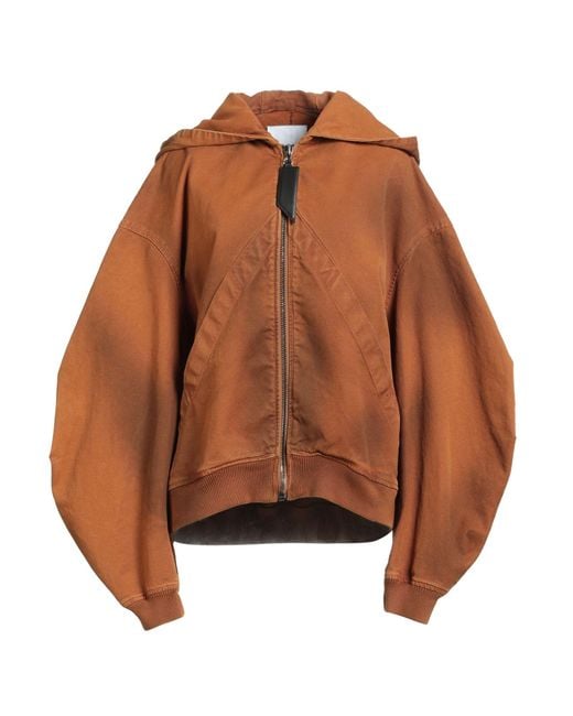 The Attico Brown Jacket Cotton