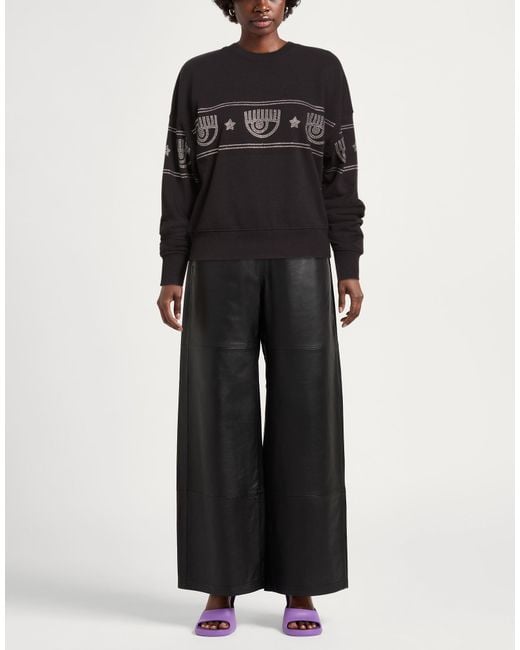 Chiara Ferragni Black Sweatshirt