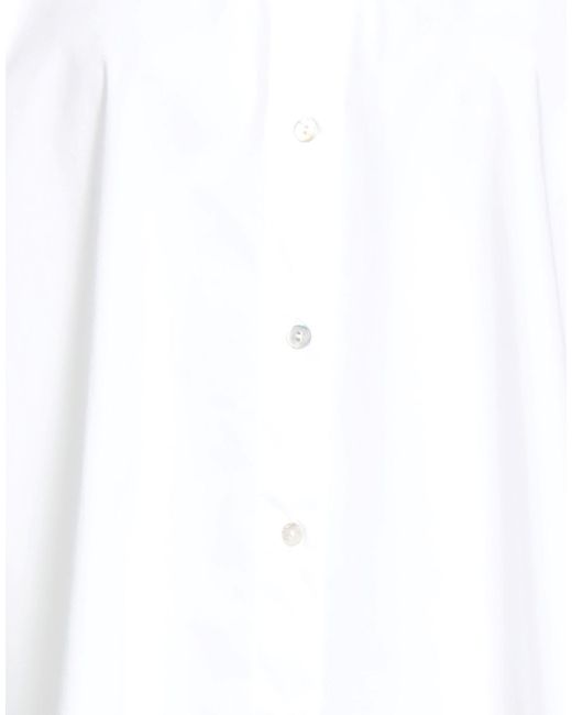 Alpha Studio White Shirt Cotton, Elastane