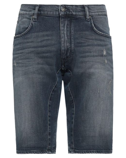 Drykorn Blue Denim Shorts for men