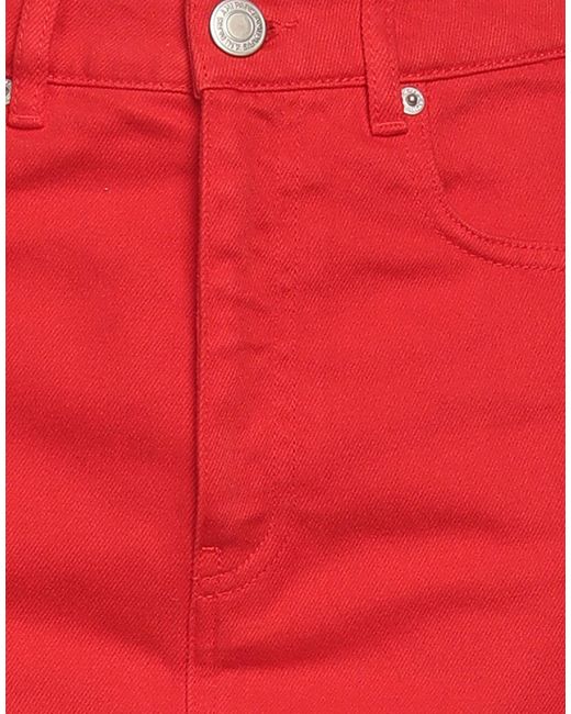 AMI Red Mini Skirt