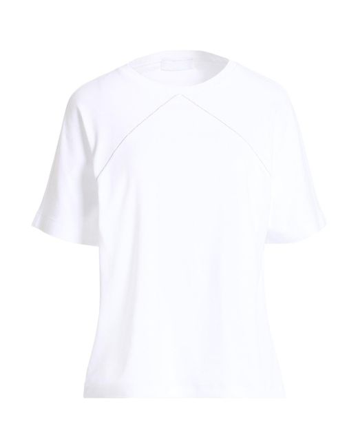 Fabiana Filippi White T-Shirt Cotton, Elastane