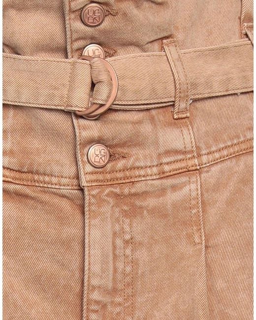 Ulla Johnson Natural Flared Faded Denim Jeans