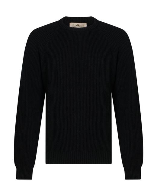Pullover Irish Crone de hombre de color Black