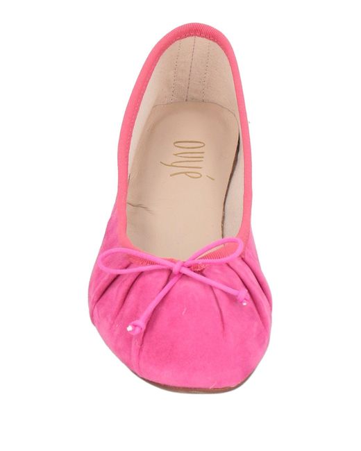 Ovyè Pink Ballet Flats