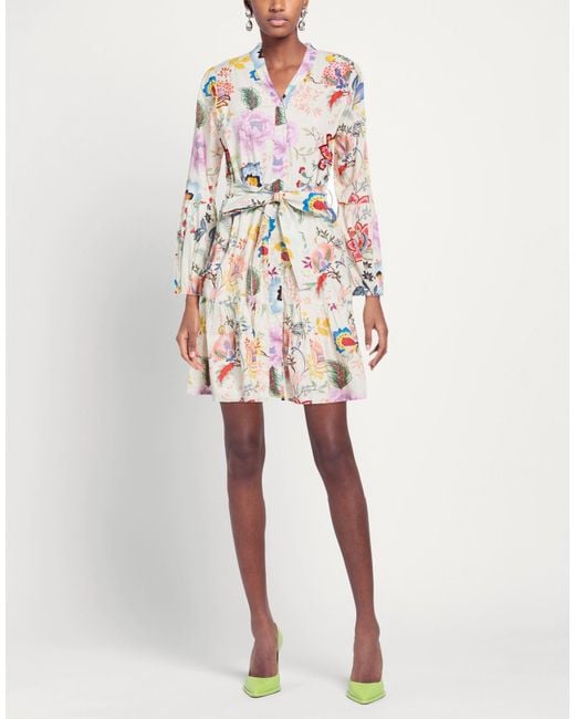 CONNOR & BLAKE White Mini Dress Cotton