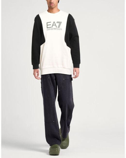 EA7 Black Sweatshirt for men