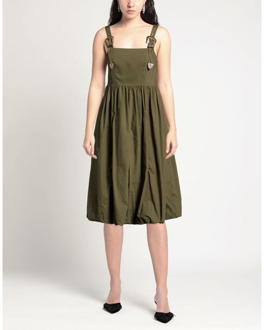 No Secrets Green Midi Dresses