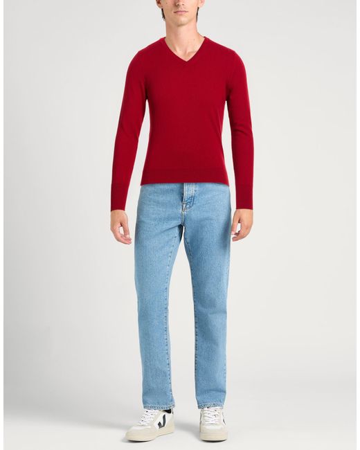 Drumohr Red Sweater Cashmere for men