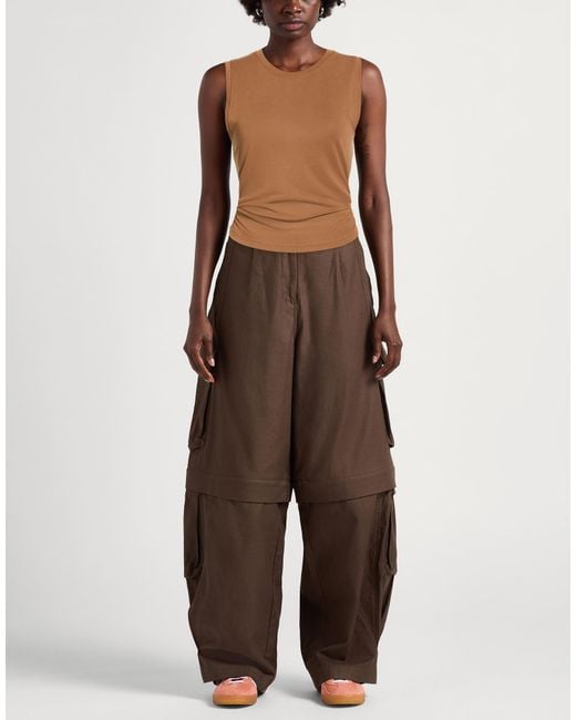 Alice + Olivia Brown Top Modal, Polyester