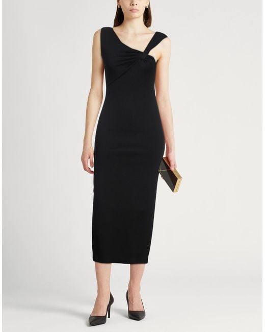Emporio Armani Black Midi-Kleid
