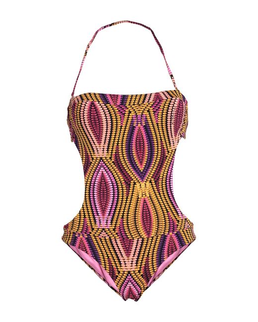 Miss Bikini Synthetic One-piece Swimsuit in Red - Lyst