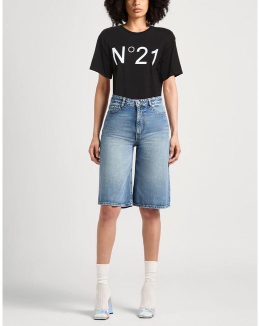 N°21 Black T-Shirt Cotton
