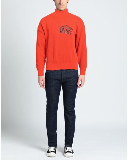 Aries Red Turtleneck for men