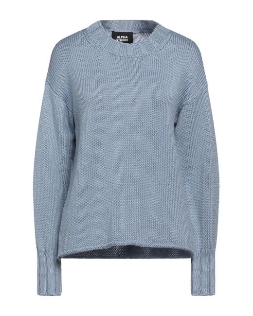 Pullover Alpha Studio en coloris Blue