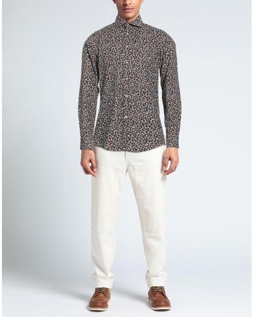 ALEX INGH Gray Shirts for men