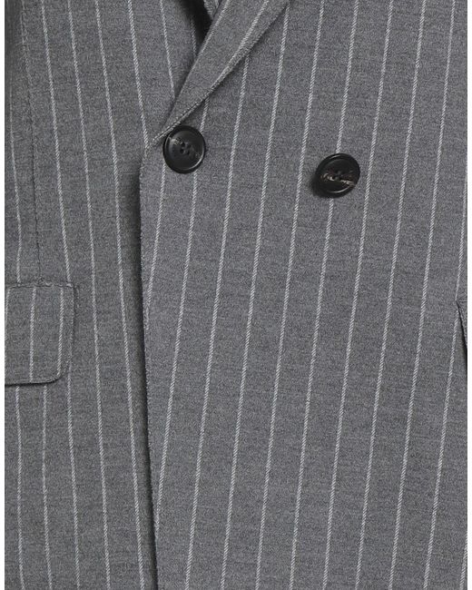 Eleventy Gray Blazer Wool, Cotton