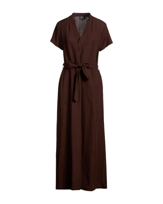 A.P.C. Brown Maxi Dress