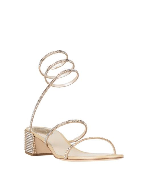 Rene Caovilla Natural Sandals