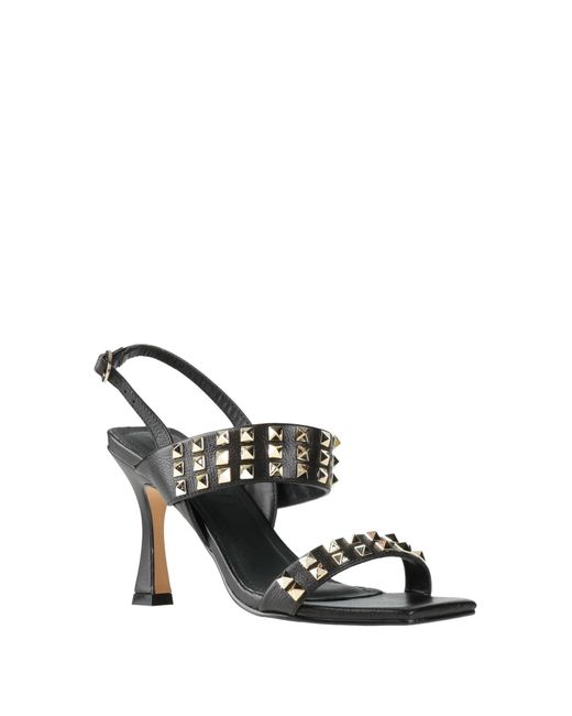 Werner Black Sandals Leather