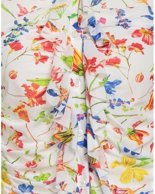MSGM White Shirt Polyamide, Elastane