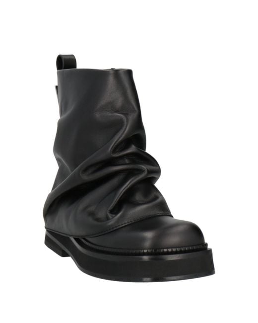 The Attico Black Ankle Boots
