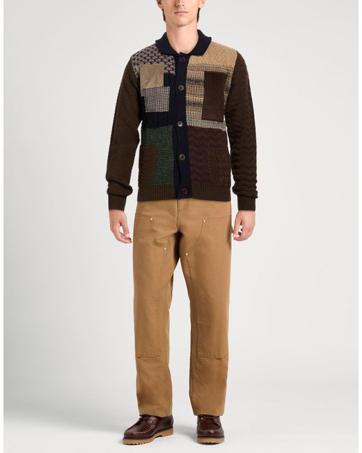 Bob Black Cardigan Acrylic, Wool for men