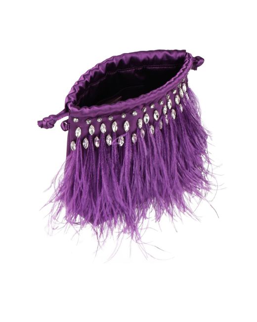 Twenty Four Haitch Purple Cross-body Bag