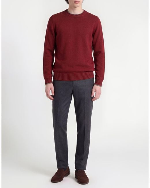 Pullover Gran Sasso de hombre de color Red