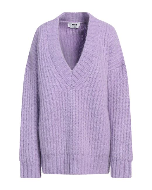 MSGM Purple Sweater