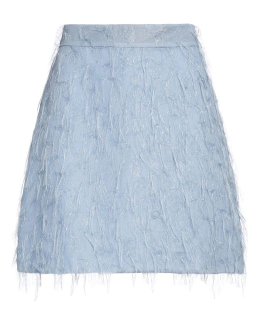 Siste's Blue Capsule Mini Skirt Polyester