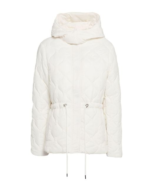 Karl Lagerfeld White Puffer