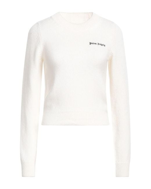 Palm Angels White Sweater