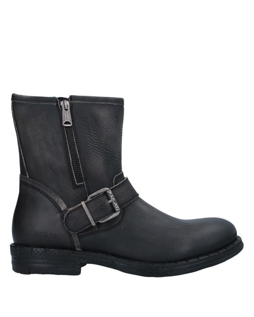 Botines de caña alta Replay de Cuero de color Negro para hombre | Lyst