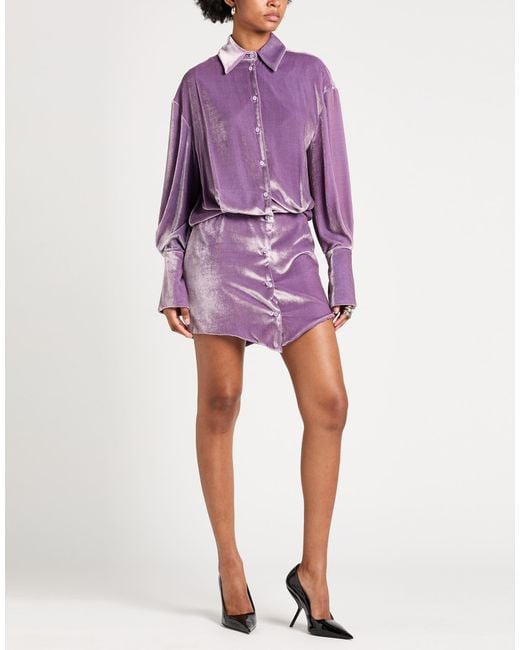 The Attico Purple Mini Dress