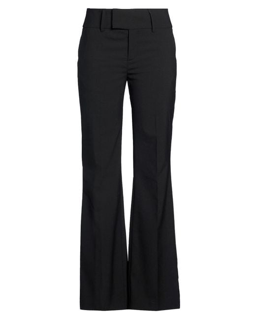 Department 5 Black Pants Polyester, Virgin Wool, Elastane